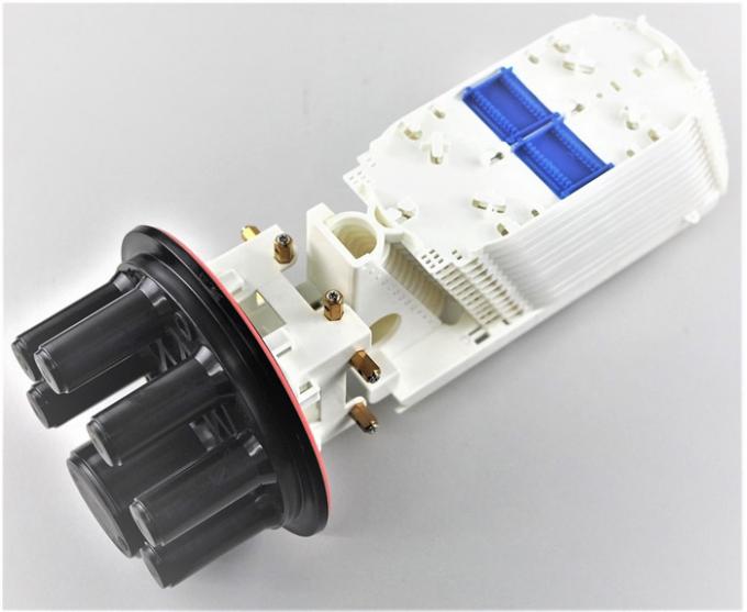 Le caoutchouc de fibre optique de sillicon d'ABS de la fermeture pp d'épissure de joint mécanique de dôme, 505 (l) xd200mm aériens max288core, GJS20-DM0