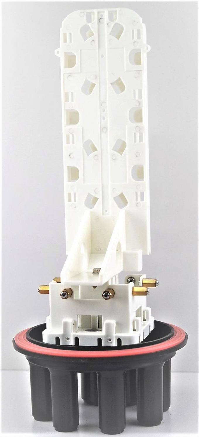 Le caoutchouc de fibre optique de sillicon d'ABS de la fermeture pp d'épissure de joint mécanique de dôme, 505 (l) xd200mm aériens max288core, GJS20-DM0