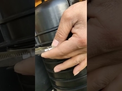 Montage de fermeture d'épissure de fibre optique en dôme sur ploe