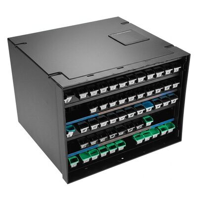 Maximum Trays 9 Trays Fiber Optic Cable Connectors Including Tray 8 Optimized for Telecom Networks and Optical Data Systems